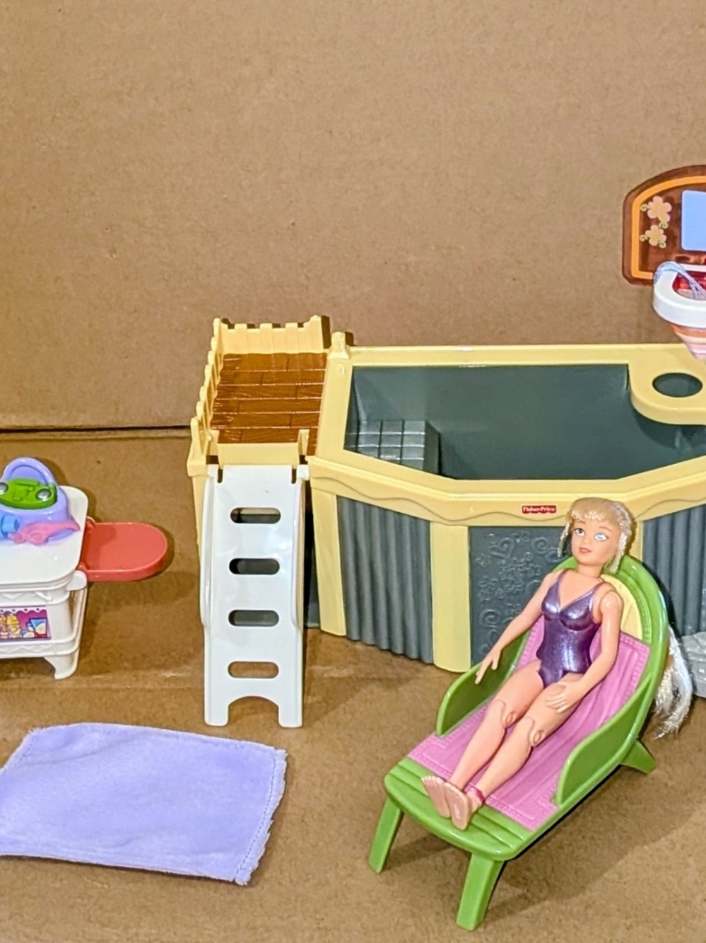 Loving Family "Pool Party" Dollhouse Play Set